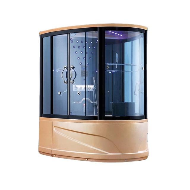 Bathroom Enclosed Steam Sauna Room Spa Combined Indoor Bath Shower Kit Whirlpool Tub Shower Cabin With Massage