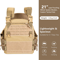 2024 personnalisable en gros réglable Molle gilet tactique étanche résistant à l'usure en plein air chasse équipement tactique