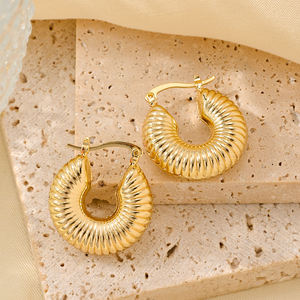 2025ใหม่เพทายของผู้หญิงขายส่งเรียบง่ายเครื่องประดับทองแดงที่สวยงามโดยไม่ซีดจาง14K ยุโรปและอเมริกา - Product Image 3