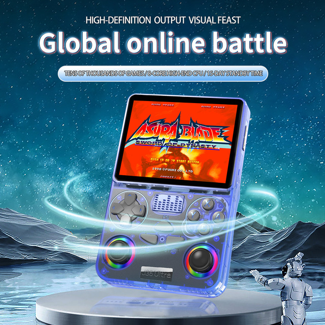 2025 J36 Ultra Handheld Retro Video Game Console Wi-Fi Communication Portable Game Players Emulator for Wholesale Factory Price