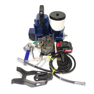 مسدس رش الطلاء السريع اللاسلكي بضاغط الهواء، رشاش دهان لاسلكي يعمل بالبطارية مع مسدس رش - Product Image 5