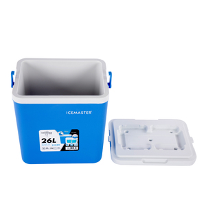 Nevera portátil Icemaster de 26L con tapa para acampar al aire libre - Product Image 1