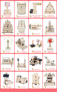 Kit de Coche RC de Madera para Armar, Control Remoto 2.4G, Juguete Educativo STEM para Niños, <span class=keywords><strong>Ingeniería</strong></span>, Ensamblaje, Experimento Científico - Product Image 6