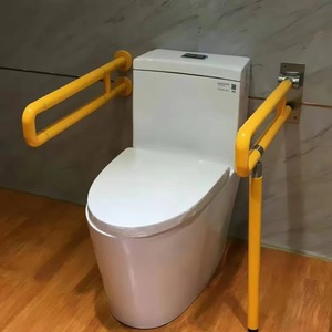 Barre d'appui en acier inoxydable Weifan en forme de U pour salle de bain, toilettes, accès accessible, antidérapante, fixation au sol - Product Image 1