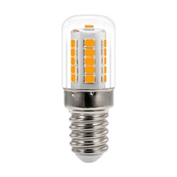 Éclairage intérieur, ampoule LED E14, AC 230V, 3W, haut lumen, base à vis, SMD, plastique, CRI 80, 40000 heures, lumière de réfrigérateur, veilleuse