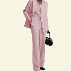 Excellence Quality <strong>Women</strong> <strong>s</strong> <strong>Suits</strong> Grade Tailoring Mint Green 70% Wool Blend <strong>3</strong> <strong>Piece</strong> <strong>Suit</strong> - Product Image 3