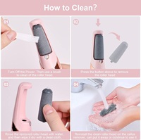 Kit de lime et de lime électrique pour les callosités des pieds Beiqili - Utilisation domestique, étanche et durable