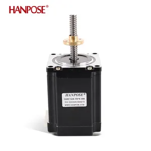 HANPSOE screw stepper motor 24v 2.8A 189N.CM 23HS7628-T8*8 300mm for electronic equipment 57 Linear screw stepper motor NEMA23