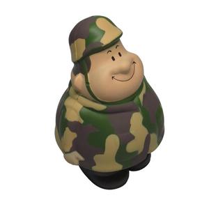Balles anti-stress personnalisées en forme de soldat militaire, avec logo promotionnel, en TPR souple, cadeau de bureau, figurine de combat amusante - Product Image 2
