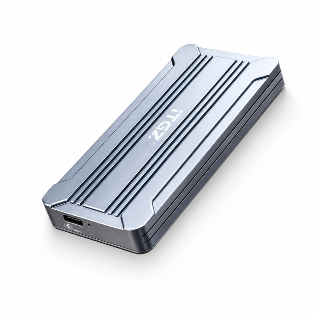 Custom LOGO Available 40Gbps NVMe SSD Enclosure USB4 ASM2464PD All Aluminum Alloy Fast Heat Dissipation External Hard Drive