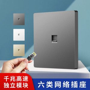 Prise murale double RJ45 pour câble réseau Cat5e/6 Gigabit Ethernet, conforme à la norme CEEI 86 - Product Image 5