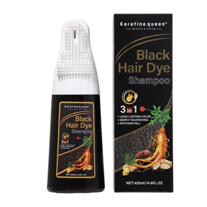 Champú Gel para Colorear el Cabello 420ML, Tinte para el Cabello Sin Amoníaco, Permanente 3 en 1, Champú con Tinte Herbal - Product Image 6
