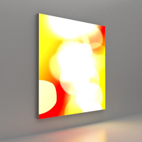 Boîte à lumière LED double face avec logo personnalisé SEG sans outil sans cadre, boîte à lumière en tissu tendu pour publicité