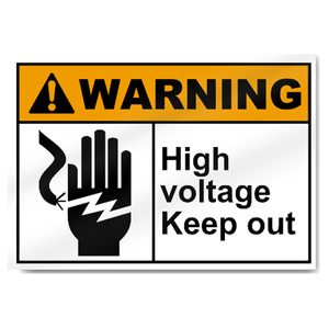 Panneau <span class=keywords><strong>de</strong></span> sécurité d'avertissement <span class=keywords><strong>de</strong></span> danger matériel personnalisé, utilisé pour haute tension, électrique, lieux <span class=keywords><strong>de</strong></span> construction, alerter les gens du danger - Product Image 2