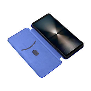 Venta caliente de fibra de carbono PU cuero cartera funda de teléfono para Sony Xperia 1 VII - Product Image 2