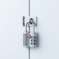 Cadenas à combinaison antivol de sécurité Premium TSA530 approuvé par la TSA pour casier de gym, dortoir scolaire et valise