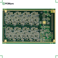 Matériau PCB haute vitesse à faible perte et sans halogène Df 0.008, stratifié Ventec Tec-speed 5.0 VT-464G RTF 1oz 12 couches pour communication satellite