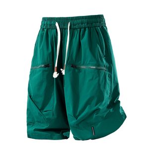 Pantalones cortos de verano con logo personalizado para hombre, con bolsillos, estilo japonés, de secado rápido, rectos, deportivos y de ocio, frescos. - Product Image 5