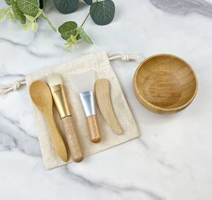 Новый Набор масок для лица, набор эко-бамбуковых масок, набор инструментов для смешивания косметических инструментов для смешивания глиняных масок - Product Image 3