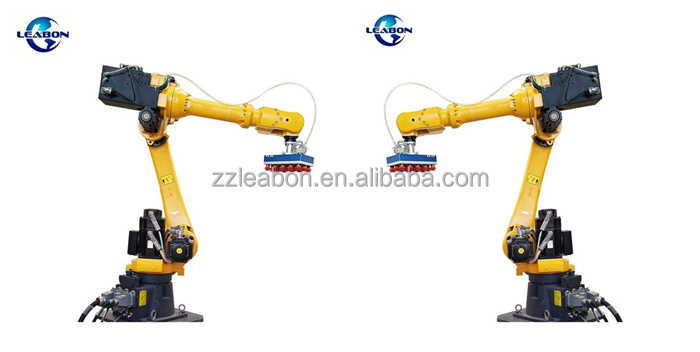 Flour Mill Use Full Automatic Robot Bags Online Palletizer Stacking with Conveyor System Packing Machine