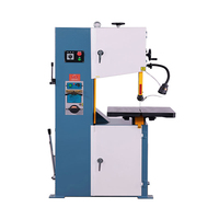 Scie à ruban horizontale industrielle pour métaux, moteur principal 1 CV en cuivre pur, machine de découpe de barres d'acier