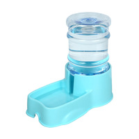 Fontaine à eau automatique en plastique pour chats et chiens - Sans alimentation électrique, eau courante