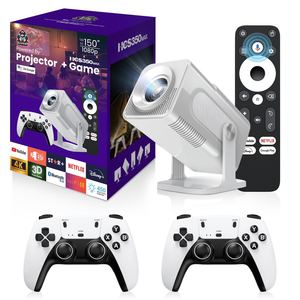 Mini <span class=keywords><strong>projecteur</strong></span> portable HCS350Max 1080P Android 11, 150 lumens ANSI, WIFI, lampe LED pour jeux, home cinéma, extérieur - Product Image 2