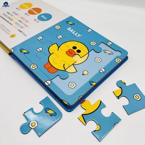 Libri di Puzzle educativi per bambini all'ingrosso con rilegatura perfetta patinata e carta artistica stampata personalizzata - Product Image 1