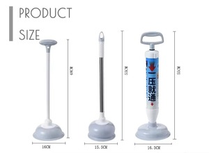 Nuevo Modelo de Desatascador de Inodoros y Lavabos con Ventosa de TPR Personalizable para Uso Doméstico - Product Image 3