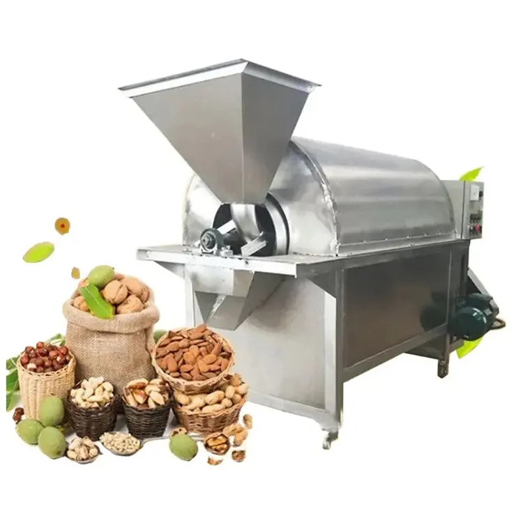 Küçük kahve kavurma ekipmanları fıstık kavurma makinesi/50Kg endüstriyel kahve kavurma makinesi
