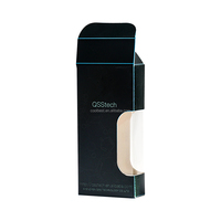 Boîte de papier électronique avec fenêtre en PVC Boîtes en carton d'emballage personnalisées Boîte d'emballage rectangulaire pour cartes