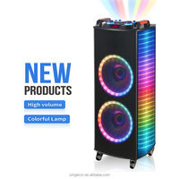 NDR-1010S haute qualité double 10 pouces basses woofers original grand haut-parleur 60W système de cinéma maison karaoké musique chicane haut-parleur