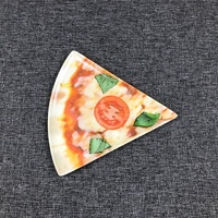 Mélamine triangle pizza assiettes