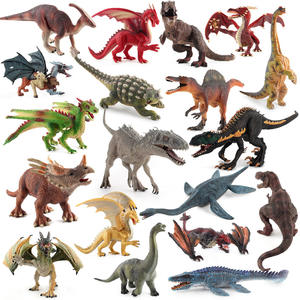 Lelewu Jurassic Solid simulation Plesiosaur Tyrannosaurus <span class=keywords><strong>Rex</strong></span> en plastique statique grand modèle de <span class=keywords><strong>jouet</strong></span> de dinosaure - Product Image 3