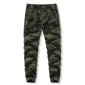 <span class=keywords><strong>Pantalon</strong></span> cargo pour homme, tissé, imprimé sur toute la surface, avec ceinture élastique, coupe droite, camouflage, <span class=keywords><strong>pantalon</strong></span> de travail extérieur - Product Image 3