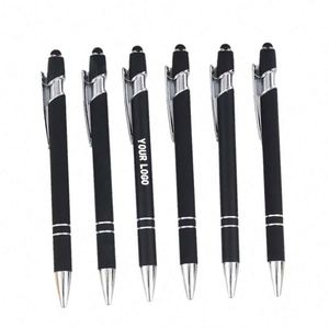 Cadeaux d'entreprise promotionnels, stylos à bille personnalisables avec logo imprimé, stylos à bille en aluminium de haute qualité, stylos à bille en métal, stylos de luxe - Product Image 1