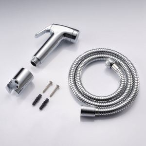 GEE-N Серебряный настенный портативный распылитель для биде - Product Image 4