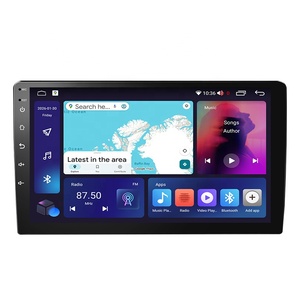 راديو سيارة بشاشة لمس IPS مقاس 9/10 بوصة، نظام أندرويد 12، ذاكرة 4+64 جيجابايت، مشغل وسائط متعددة مع DSP وCarplay ومخرج فيديو - Product Image 1