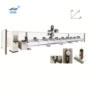 Profilo in alluminio fresatura CNC centro di lavorazione a quattro assi macchina per la produzione di finestre per porte profilate in alluminio - Product Image 1