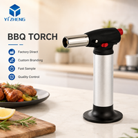 Briquet torche à flamme bleue rechargeable portable DP - Promotion Crème brûlée - Vente chaude