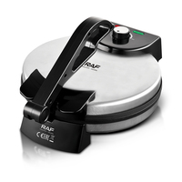 RAF Promotion Chaude Crêpière Électrique Multifonction Antiadhésive, Machine à Roti Style Indien, Maker Chapati Tortilla 1800w