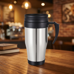 Vaso Térmico de Acero Inoxidable de 16 oz, Aislado al Vacío, a Prueba de Fugas, con Aislamiento Térmico de 6-12 Horas, Portátil para Viajes - Product Image 3