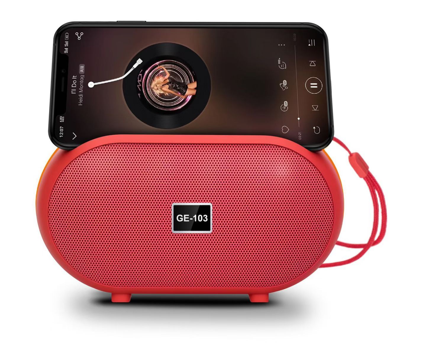 GE=103SUN Outdoor Solar Bluetooth Speaker Subwoofer - High Volume Outdoor Portable RGB Mini Sound System · image 4