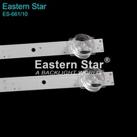 Bande de rétroéclairage LED ES-661 4C-LB4010-HR01J 40HR330M10A0 V4 Utilisation pour T C L 40F6 40S325 40S6500 THOMSON 40FD3306 2 pièces/ensemble