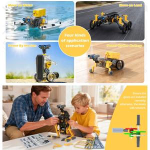 Kit de Robótica Educativa 25 en 1 con Energía Solar, Experimentos Científicos STEM, Proyectos de Robots de Energía Solar, Juguete de Construcción de Ingeniería - Product Image 6
