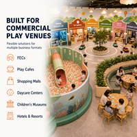 Équipement de jeu de rôle commercial d'intérieur : Comptoir de crème glacée, Laboratoire marin, Jouet d'hôpital, Zone d'apprentissage, Projet FEC pour centre commercial