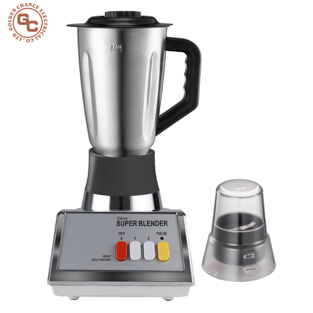 Stainless Steel Jar Blender Coffee Grinder 5-Speed Electric Machine Featuring 100% Copper Motor 1.25L Capacity Quiet Household