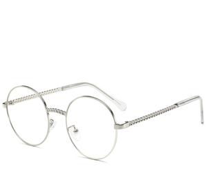 B1403-<span class=keywords><strong>gafas</strong></span> de sol de lujo para hombre y <span class=keywords><strong>mujer</strong></span>, anteojos de sol unisex, estilo Retro, clásico, con marco redondo grande, <span class=keywords><strong>cadena</strong></span> metálica, para conducir - Product Image 4