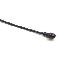 Kabel USB Tipe Micro ke USB Tipe C Sudut Kiri 2.0 Untuk Pengisian Daya