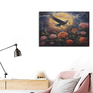 Chenistory diamante pintura Animal pájaro imagen de diamantes de imitación mosaico bordado diamante arte flor pared Decoración - Product Image 3